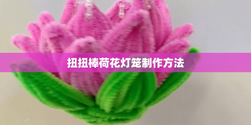 扭扭棒荷花灯笼制作方法 扭扭棒荷花灯笼制作方法