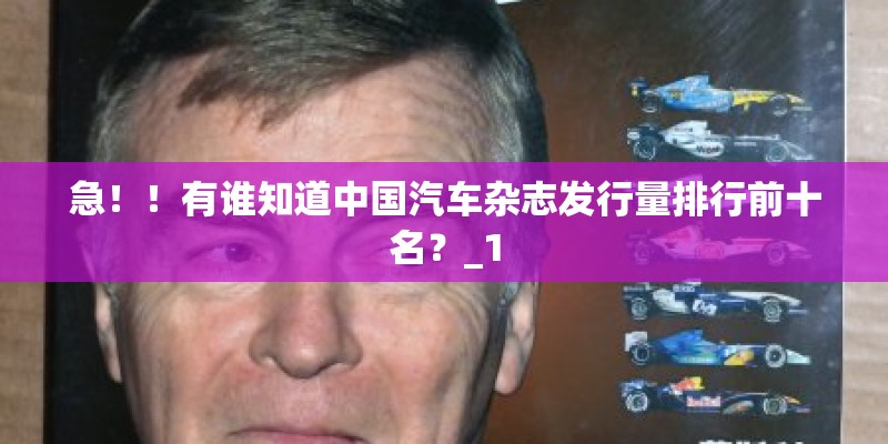 急！！有谁知道中国汽车杂志发行量排行前十名？_1