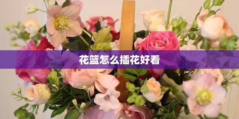 花篮怎么插花好看