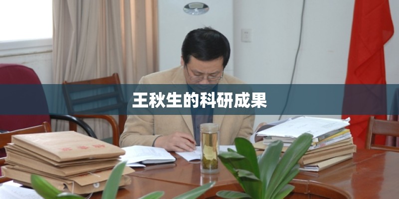 王秋生的科研成果