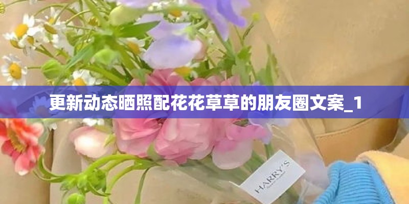 更新动态晒照配花花草草的朋友圈文案_1