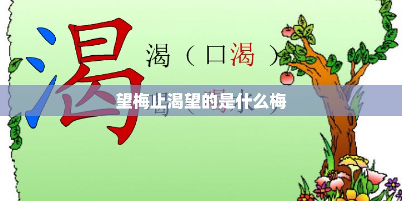 望梅止渴望的是什么梅