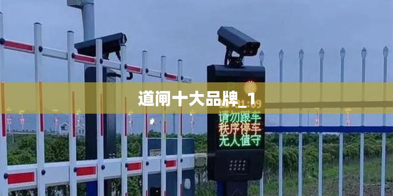 道闸十大品牌_1