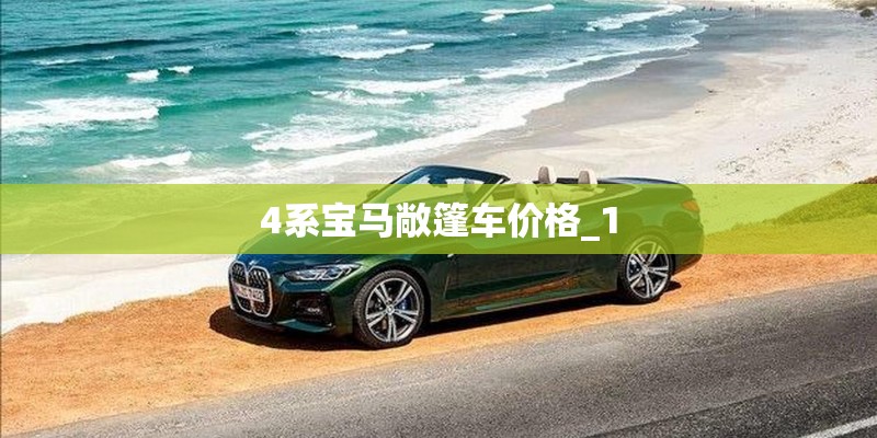 4系宝马敞篷车价格_1