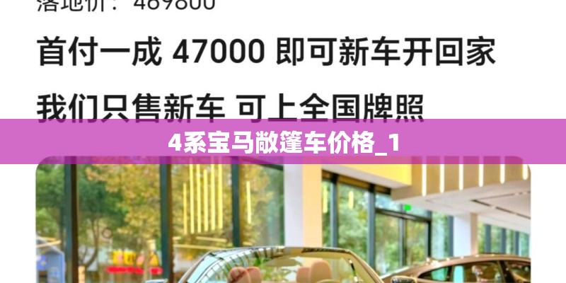 4系宝马敞篷车价格_1