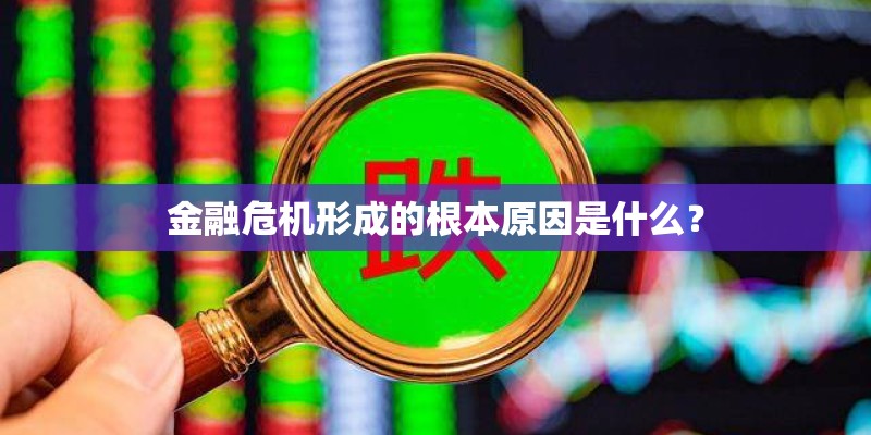 金融危机形成的根本原因是什么？
