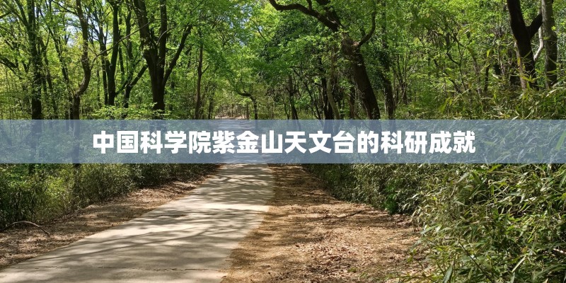 中国科学院紫金山天文台的科研成就