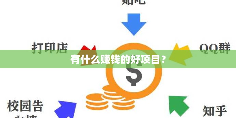 有什么赚钱的好项目？