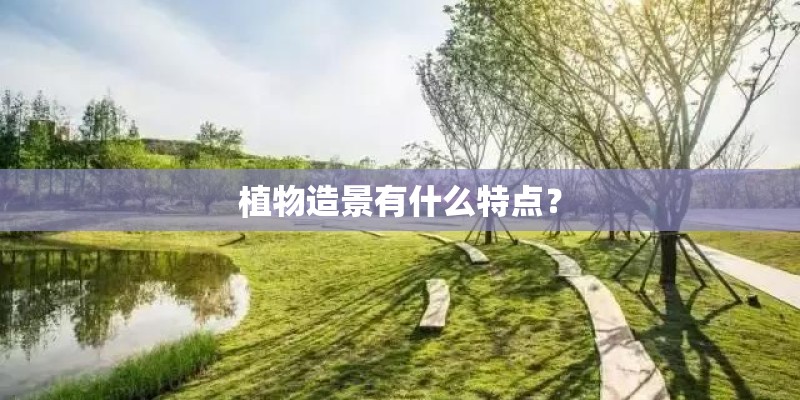 植物造景有什么特点？