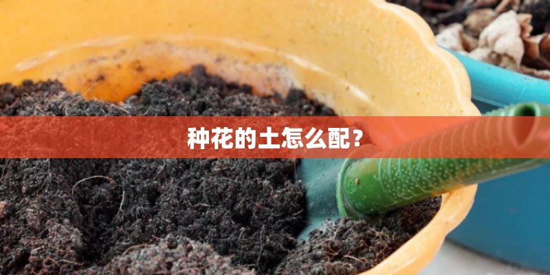 种花的土怎么配？
