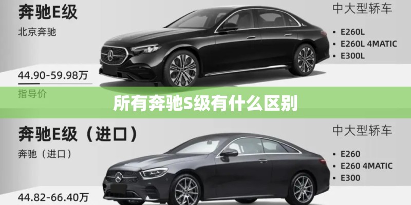 所有奔驰S级有什么区别