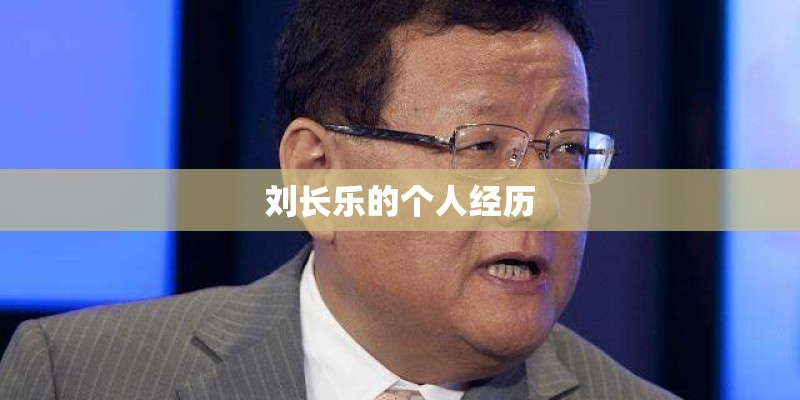 刘长乐的个人经历